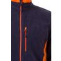 Velilla Veste polaire bicolore navy/orange
