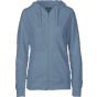 Neutral Ladies Zip Hoodie dusty_indigo
