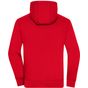 James&Nicholson Men's Lifestyle Zip-Hoody red/grey_heather