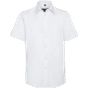 Russell Chemise Oxford cintrée manches courtes homme white