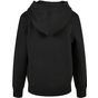 Build Your Brand Kids Organic Basic Zip Hoody black