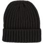 K-up Bonnet à double côte et revers black