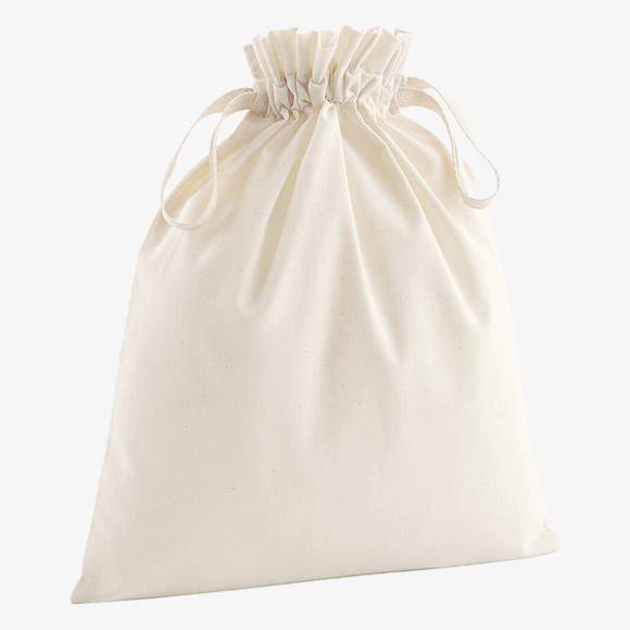 Organic Cotton Drawcord Bag westfordmill