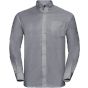 Russell Chemise Oxford classique manches longues homme silver