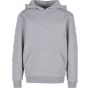 Build Your Brand Kids Fluffy Hoody Heather grey