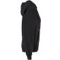 Build Your Brand Ladies Vintage Heavy Zip Hoody Black