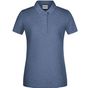 James&Nicholson Ladies´ Basic Polo light_denim_melange