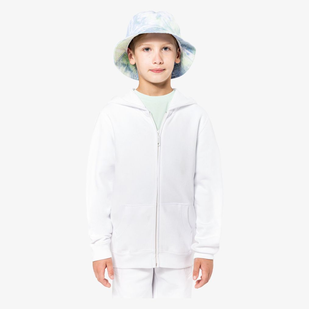 Sweat-shirt capuche zippé enfant kariban