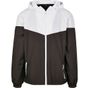 Build Your Brand 2-Tone Tech Windrunner black/white