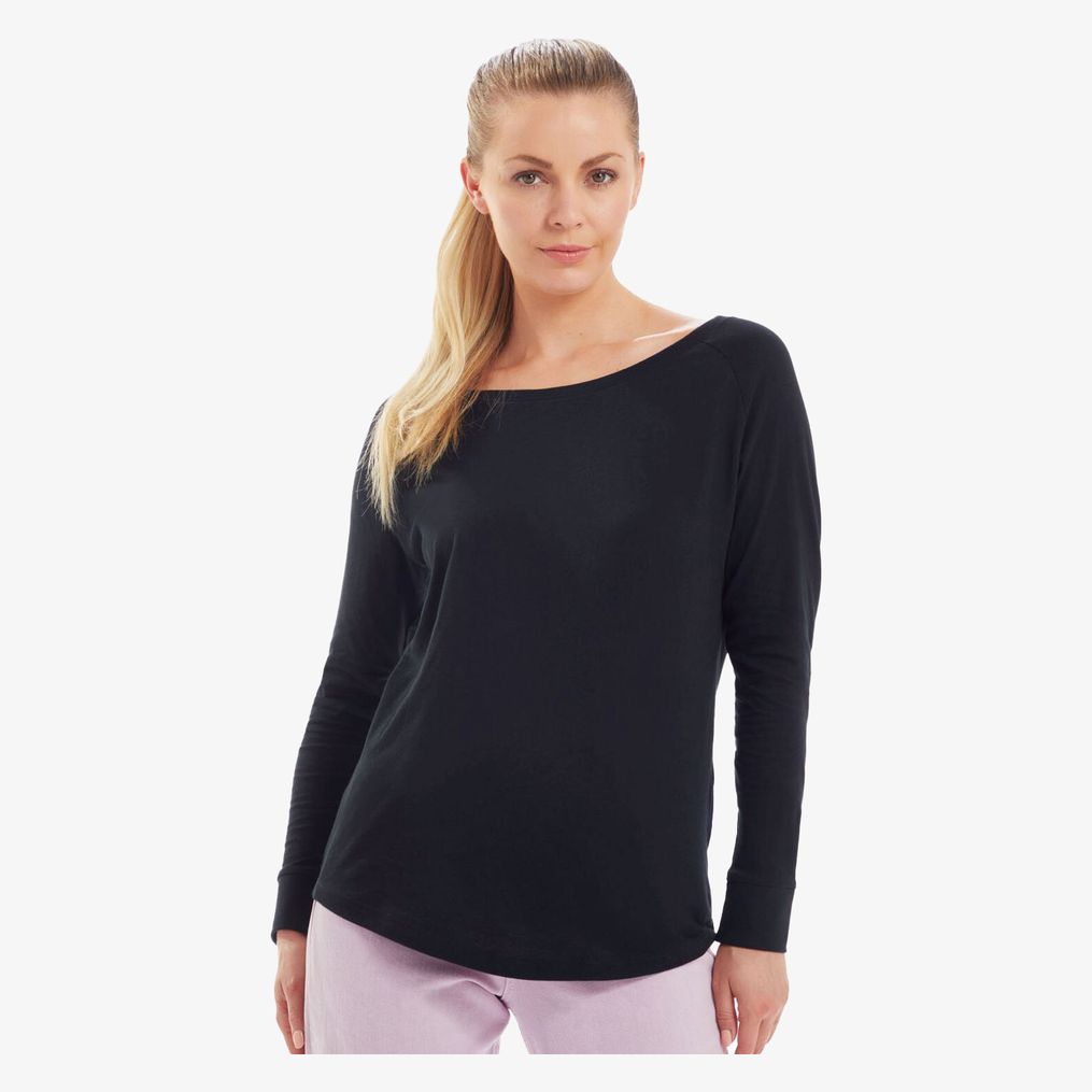 Women's loose fit long sleeve T mantis