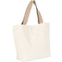 Kimood Grand sac shopping recyclé à fond plat ecume/hemp