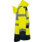 WK Designed To Work Parka de sécurité recyclée 4 en 1 unisexe hi_viz_yellow/navy