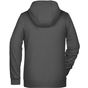 James&Nicholson Ladies´ Zip-Hoody graphite