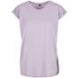 Build Your Brand Ladies Extended Shoulder Tee lilac