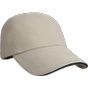 Result Heavy brushed cotton low profile cap natural/navy