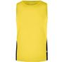 James&Nicholson Men's Running Tank yellow/black