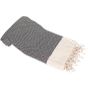 A&R Fouta Kemer Hamamzz® Black / Cream