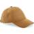 Beechfield Casquette 6 panneaux en faux daim caramel