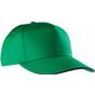 K-up Casquette sandwich contrasté - 5 panneaux kelly_green/black