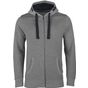 HRM Men´s Hooded Jacket grey_melange
