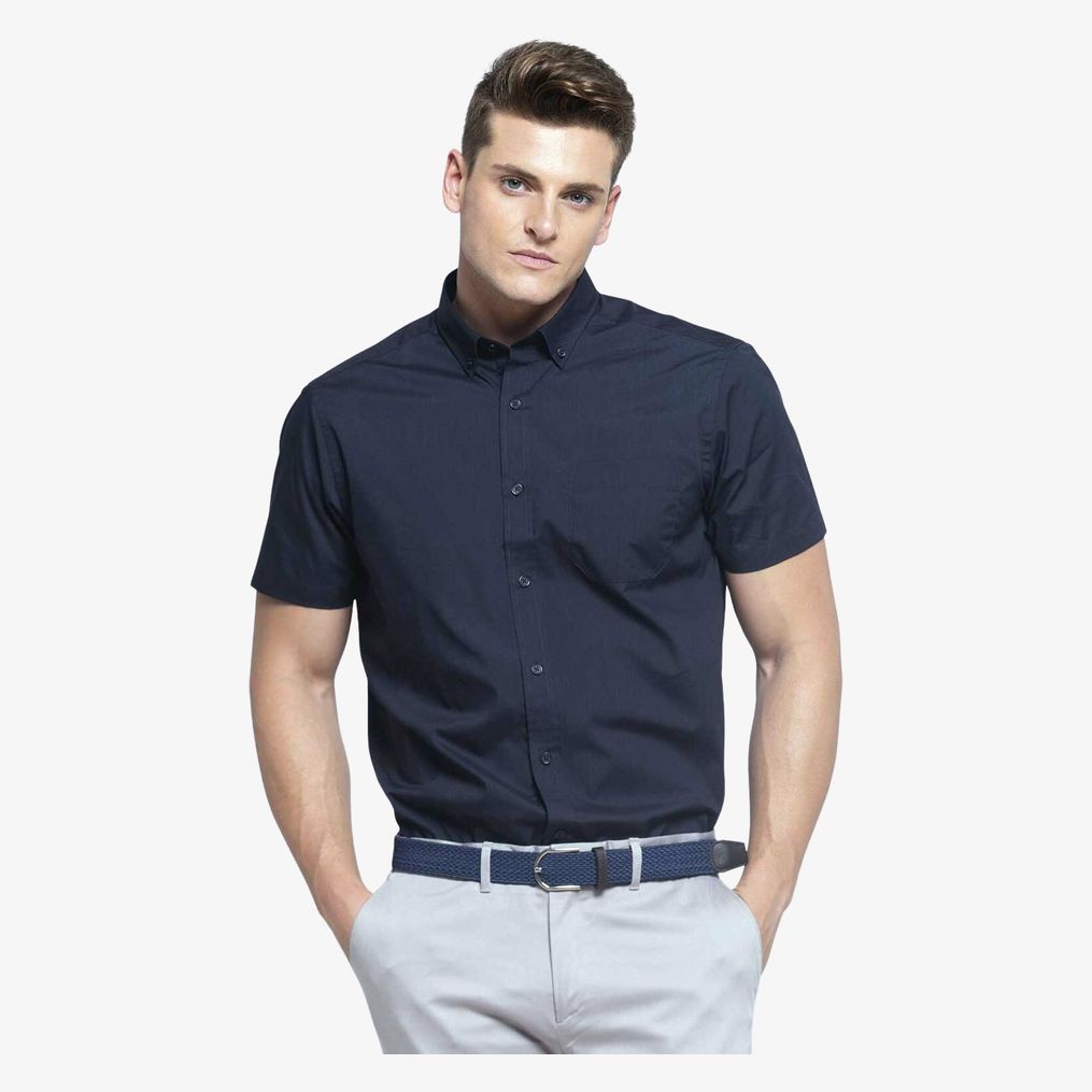 Poplin shirt short sleeves JHK