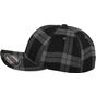 flexfit Tartan Plaid Cap black/grey