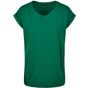 Build Your Brand Ladies Extended Shoulder Tee forest_green
