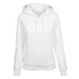 Build Your Brand Ladies Heavy Hoody white