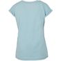 Build Your Brand Ladies Extended Shoulder Tee ocean_blue