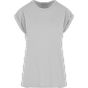 New Morning Studios Ladies regular extended shoulder tee light_asphalt