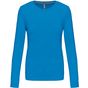 Kariban T-shirt col rond manches longues femme tropical_blue