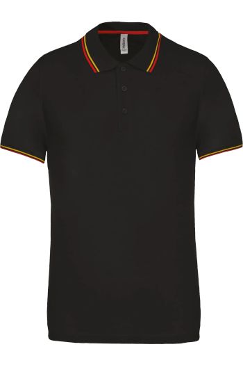 Image produit Polo maille piquée manches courtes homme