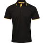Premier Polo Coolchecker® contrasté pour homme - black/sunflower - L