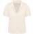 Spasso Chemise manches courtes en lin à col bowling femme ivory