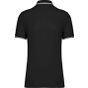 Kariban Polo homme manches courtes à liserés contrastés black/white