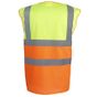 Yoko Gilet haute visibilité bicolore hi_vis_yellow/orange