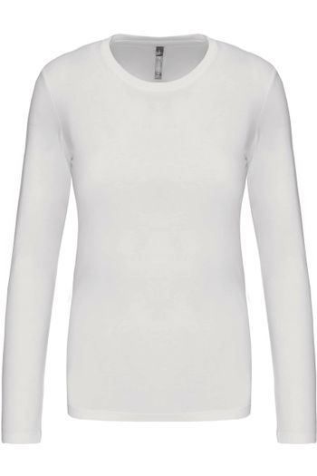 Image produit T-shirt col rond manches longues femme