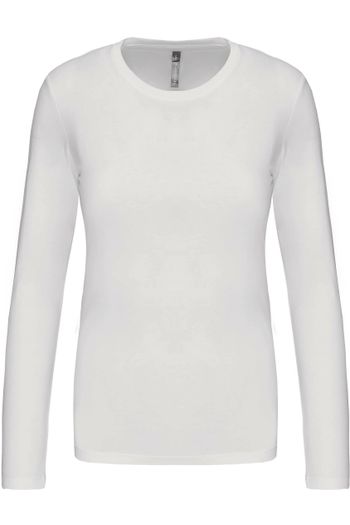 Image produit T-shirt col rond manches longues femme