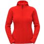 Stedman Lux Hooded Knitfleece Jacket Women scarlet_red_heather