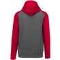 ProAct Sweat-shirt capuche bicolore adulte grey_heather/sporty_red