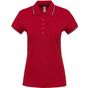 Kariban Polo manches courtes femme red/navy/white