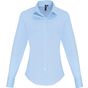 Premier Chemise en popeline Stretch manches longues pour femme pale_blue