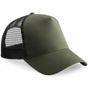 Beechfield Casquette filet junior réglable à l'arrière olive_green/black