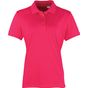 Premier Polo piqué Coolchecker® pour femme hot_pink