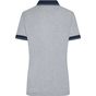 James&Nicholson Ladies´ Heather Polo grey_heather/navy