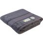 A&R Serviette de plage en bambou naturel Dark grey