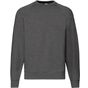 fruit of the loom Classic Raglan Sweat gris_fonce_chine