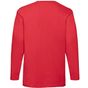 fruit of the loom Valueweight Long Sleeve T rouge