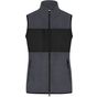 James&Nicholson Ladies´ Fleece Vest carbon/black
