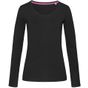 Stedman Claire V-neck Long Sleeve black_opal